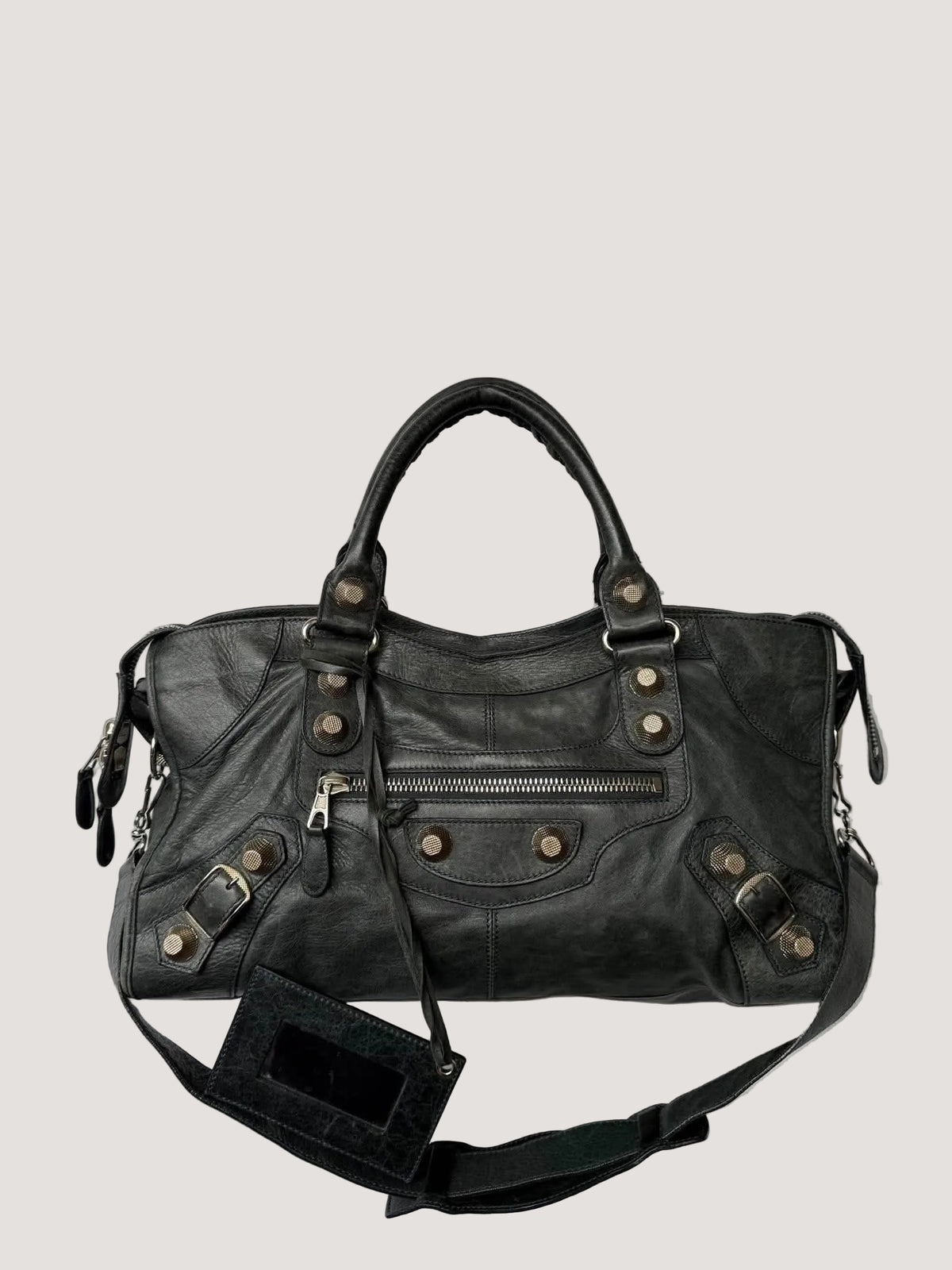 2000’s Balenciaga Dark Gray Giant 21 Silver Part Time