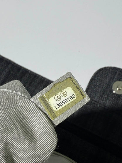 2010 Chanel Denim Quilted Stretch Spirit Messenger