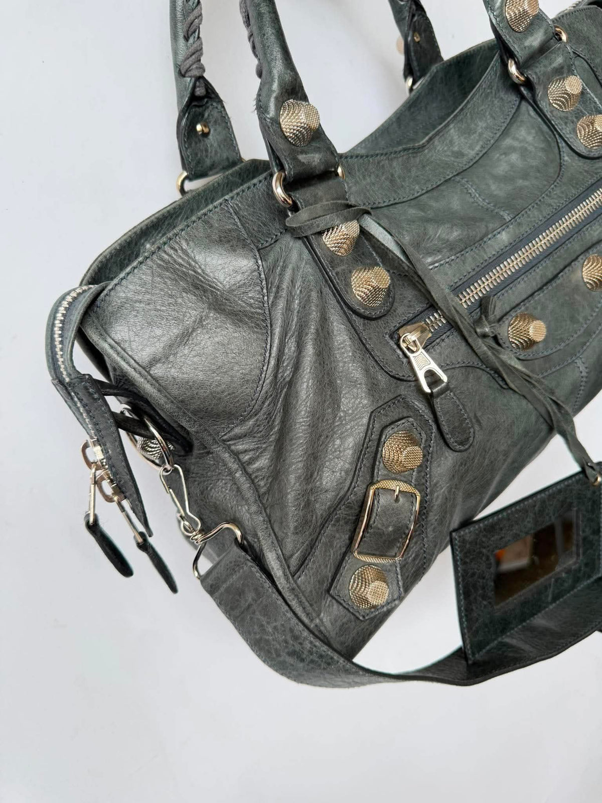 2000’s Balenciaga Dark Gray Giant 21 Silver Part Time