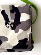 Chrome Hearts Plug CH Plus Camouflage Leather Shoulder Bag