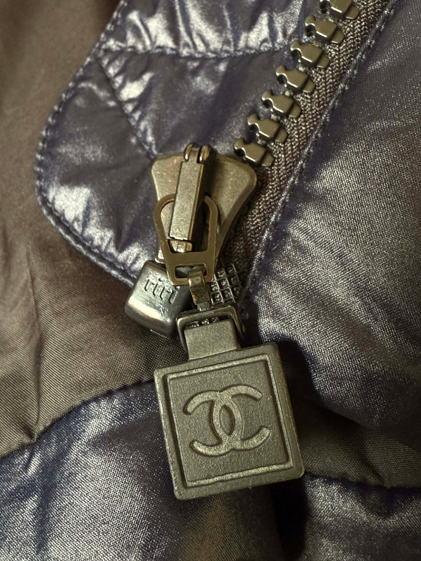 Chanel 2004 Fall Collection Sports Utility Padded Zip Jacket