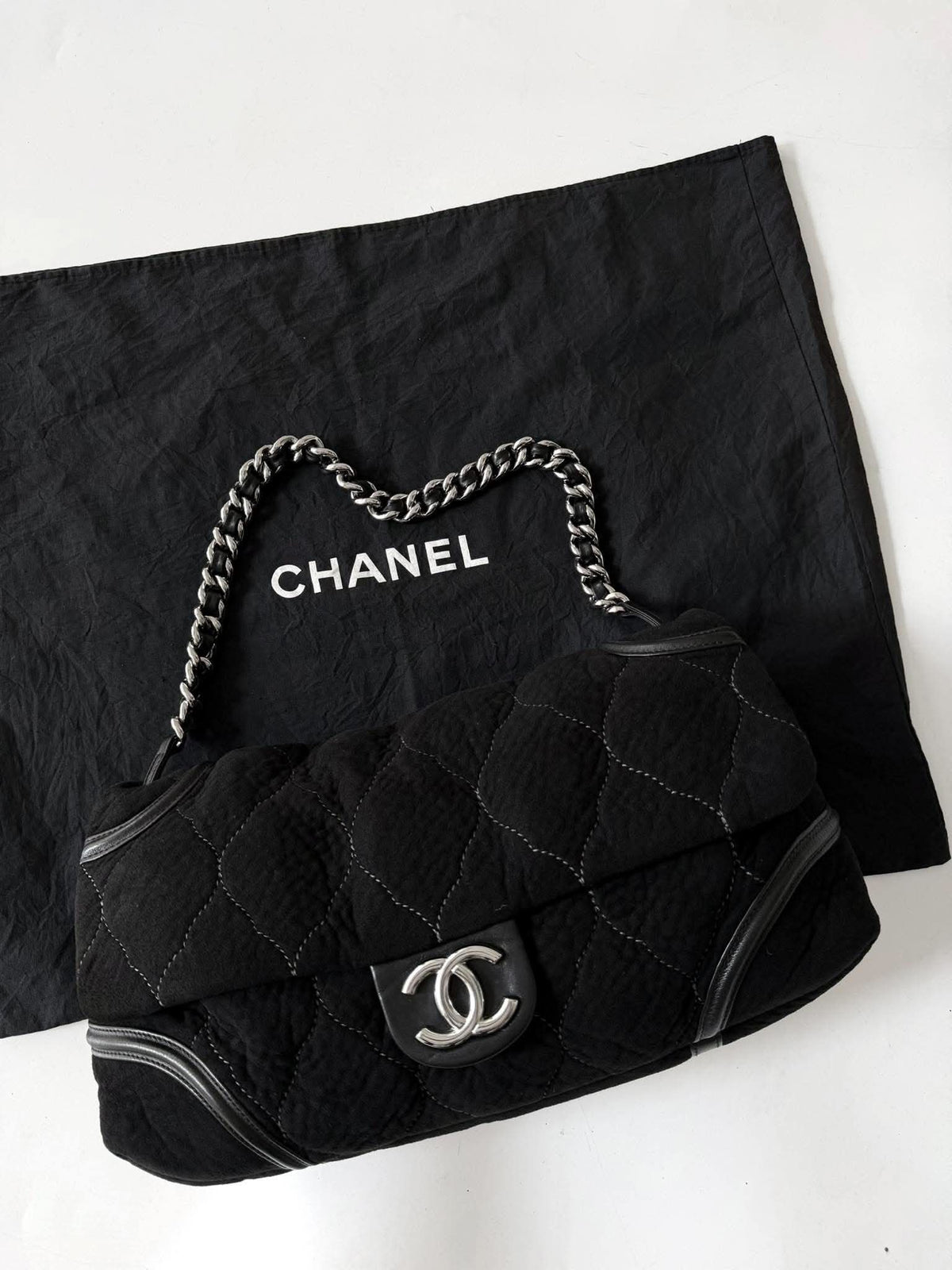Chanel 2008-2009 Suede Rodeo Drive Flap Bag