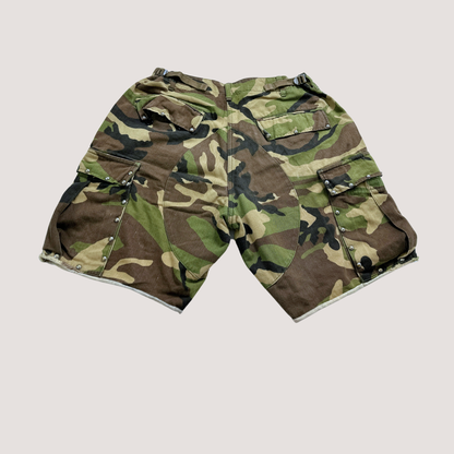 Saint Laurent Camou Studded Short