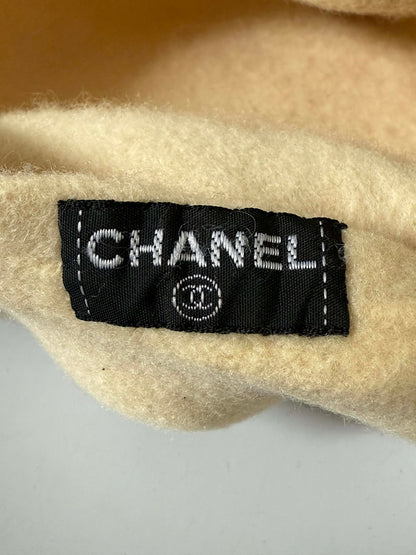 Chanel 1990-2000s CC Camellia Beret Hat