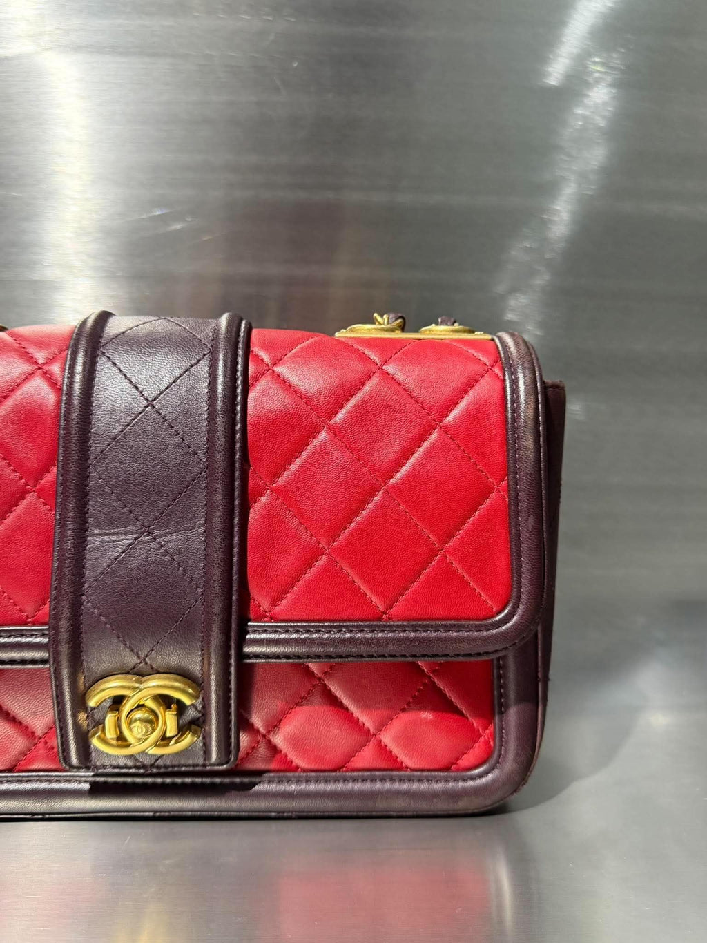 Chanel by Karl Lagerfeld S/S2015 Red Elegant CC Flap Bag