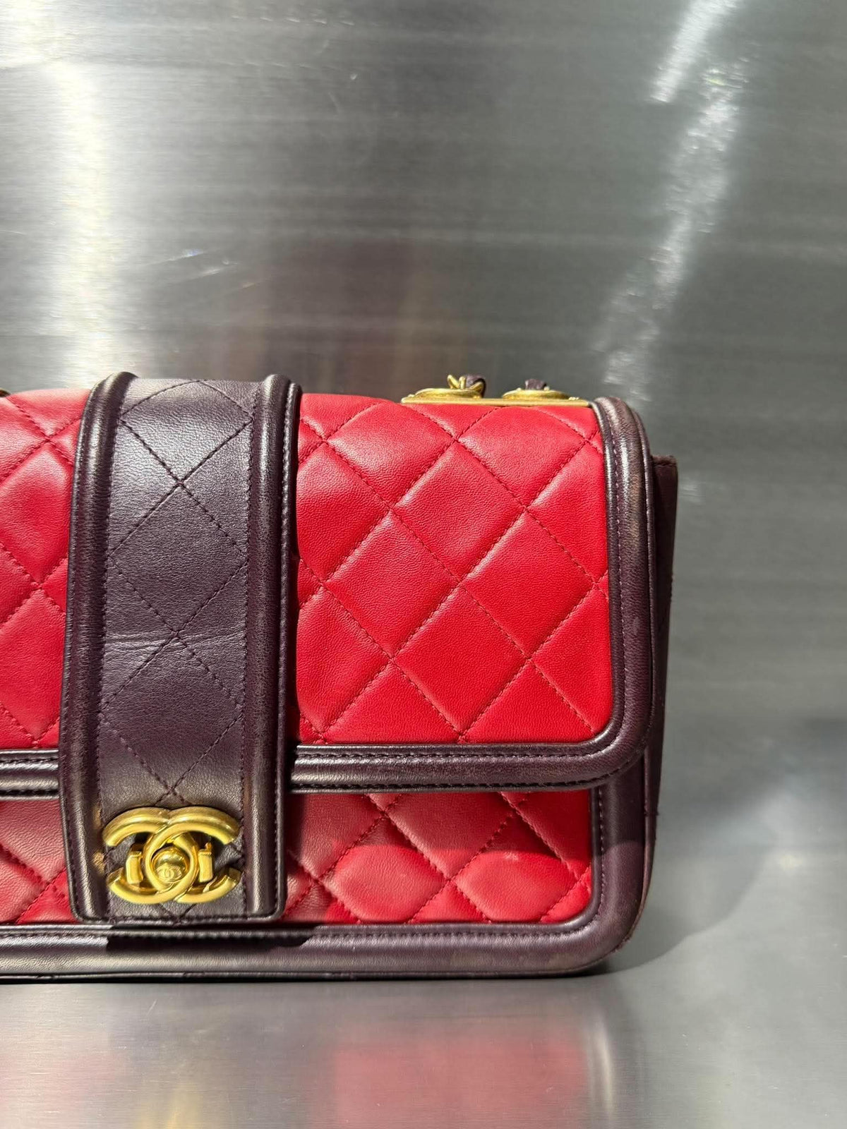 Chanel by Karl Lagerfeld S/S2015 Red Elegant CC Flap Bag