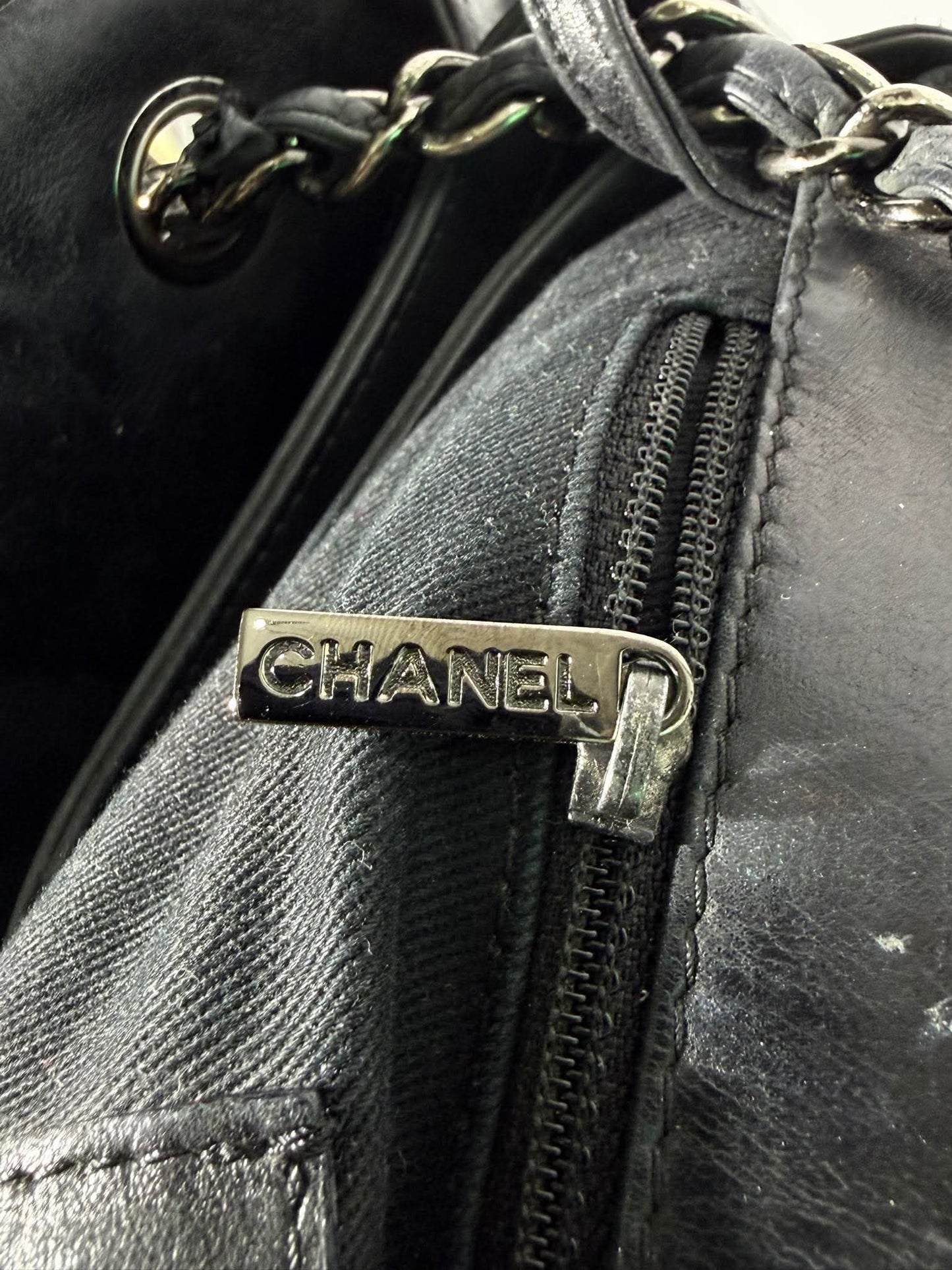 Chanel Iridescent Just Mademoiselle Bowling Bag