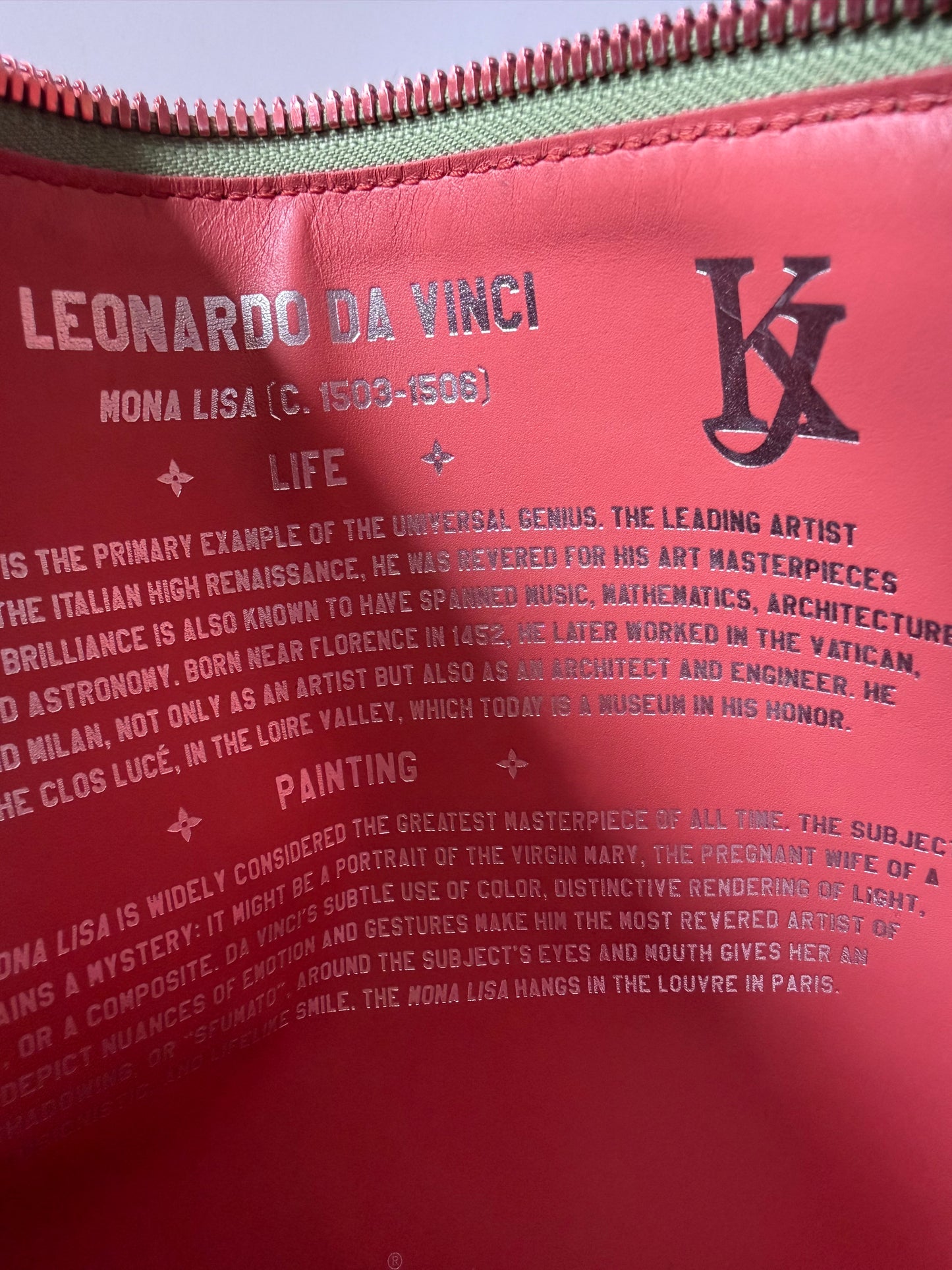 Louis Vuitton x Jeff Koons Master “Mona Lisa” Da Vinci Pochette
