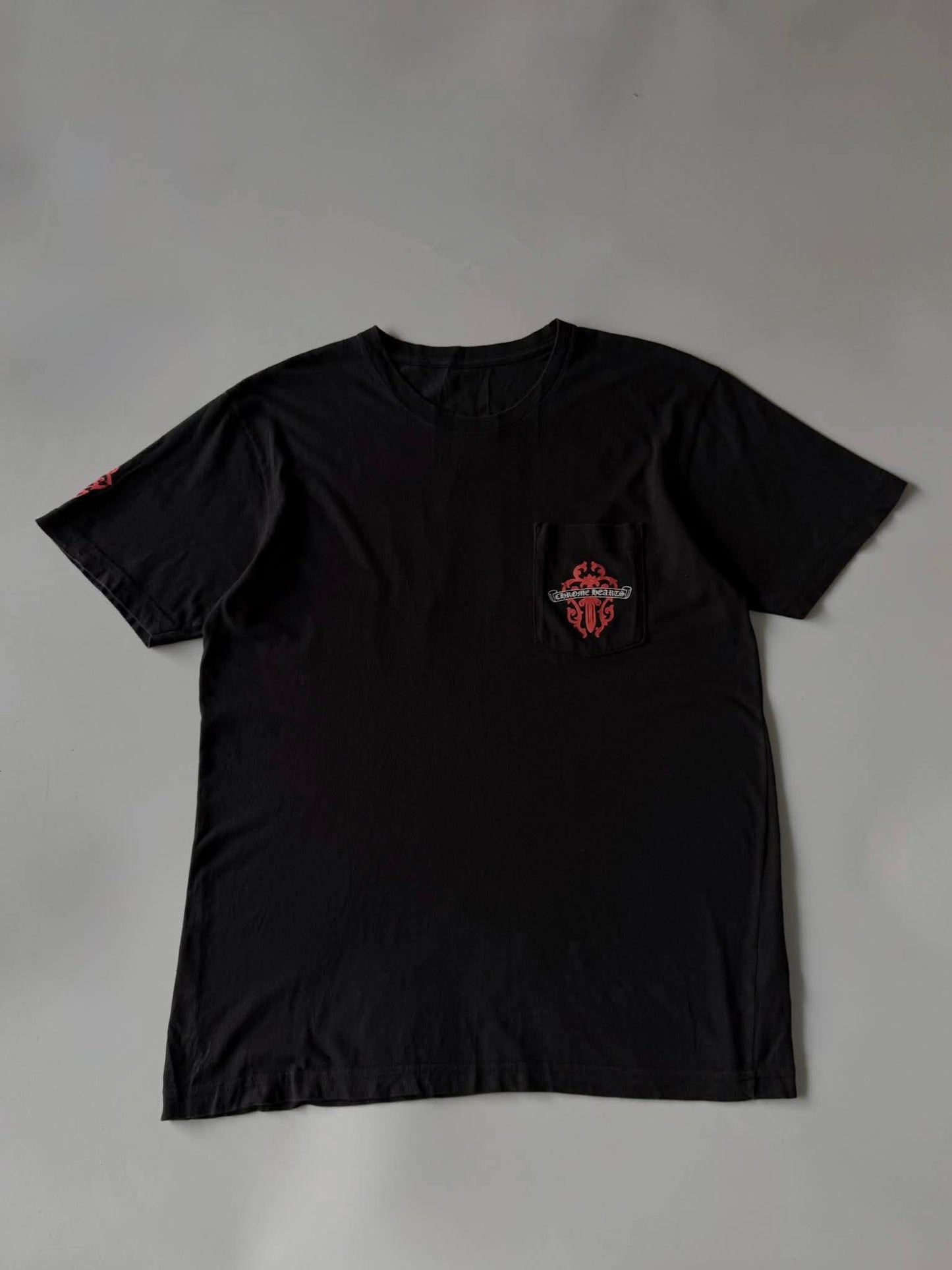 Chrome Hearts Red Vine Dagger Pocket Tee
