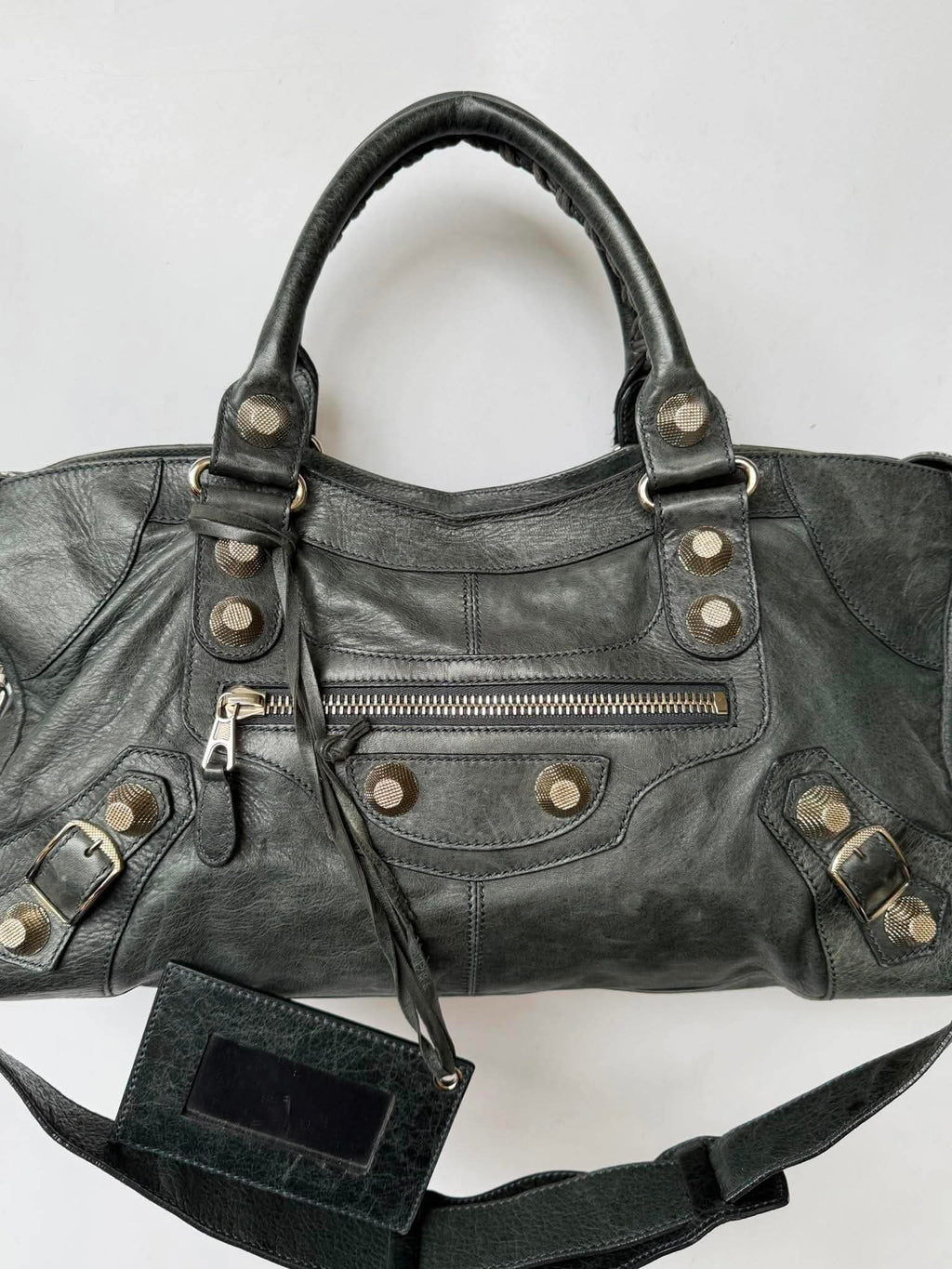 2000’s Balenciaga Dark Gray Giant 21 Silver Part Time