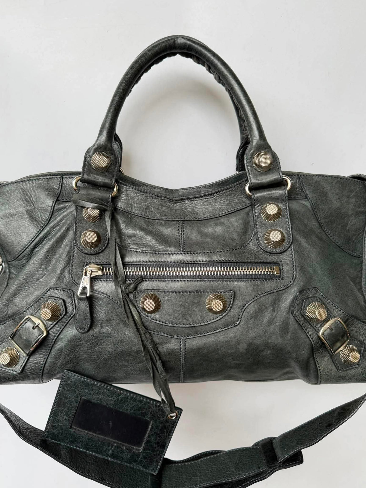 2000’s Balenciaga Dark Gray Giant 21 Silver Part Time