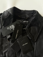 A/W2008 Dolce & Gabbana Patchwork Circle Leather Jacket