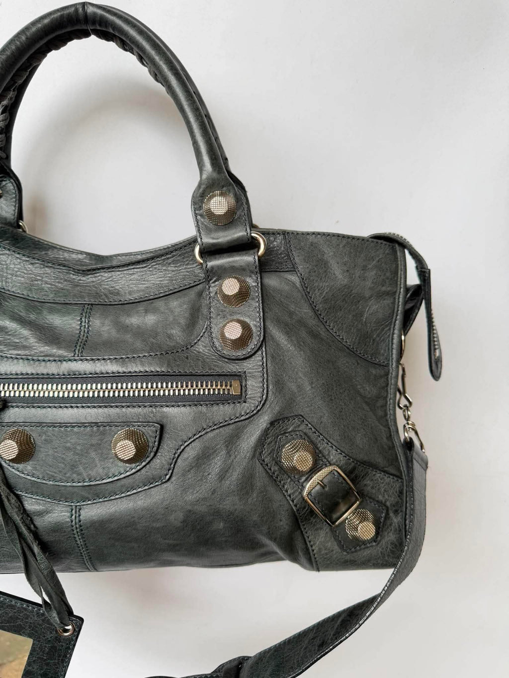 2000’s Balenciaga Dark Gray Giant 21 Silver Part Time