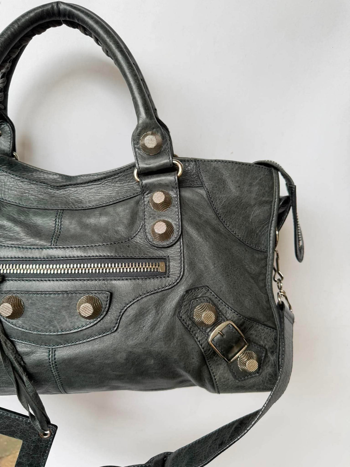 2000’s Balenciaga Dark Gray Giant 21 Silver Part Time