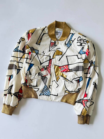 Chanel 2019 Métiers d'Art Paris-New York Bomber Jacket