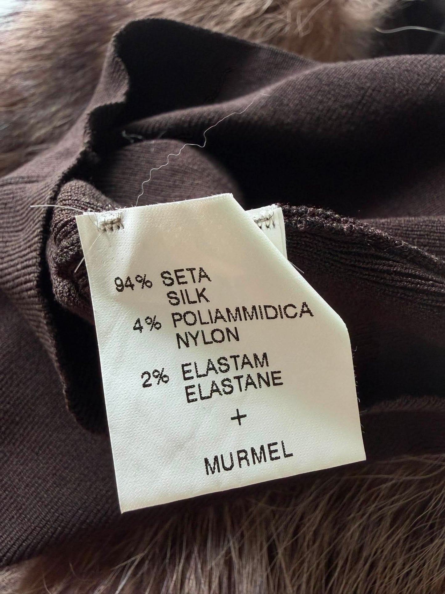 Gucci by Tom Ford F/W 2003 Brown Fur Shrug