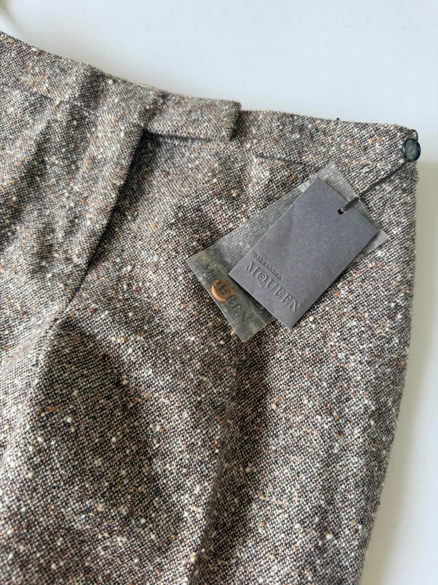 Documented & Rare Alexander McQueen F/W2004 Embellished Tweed Suit