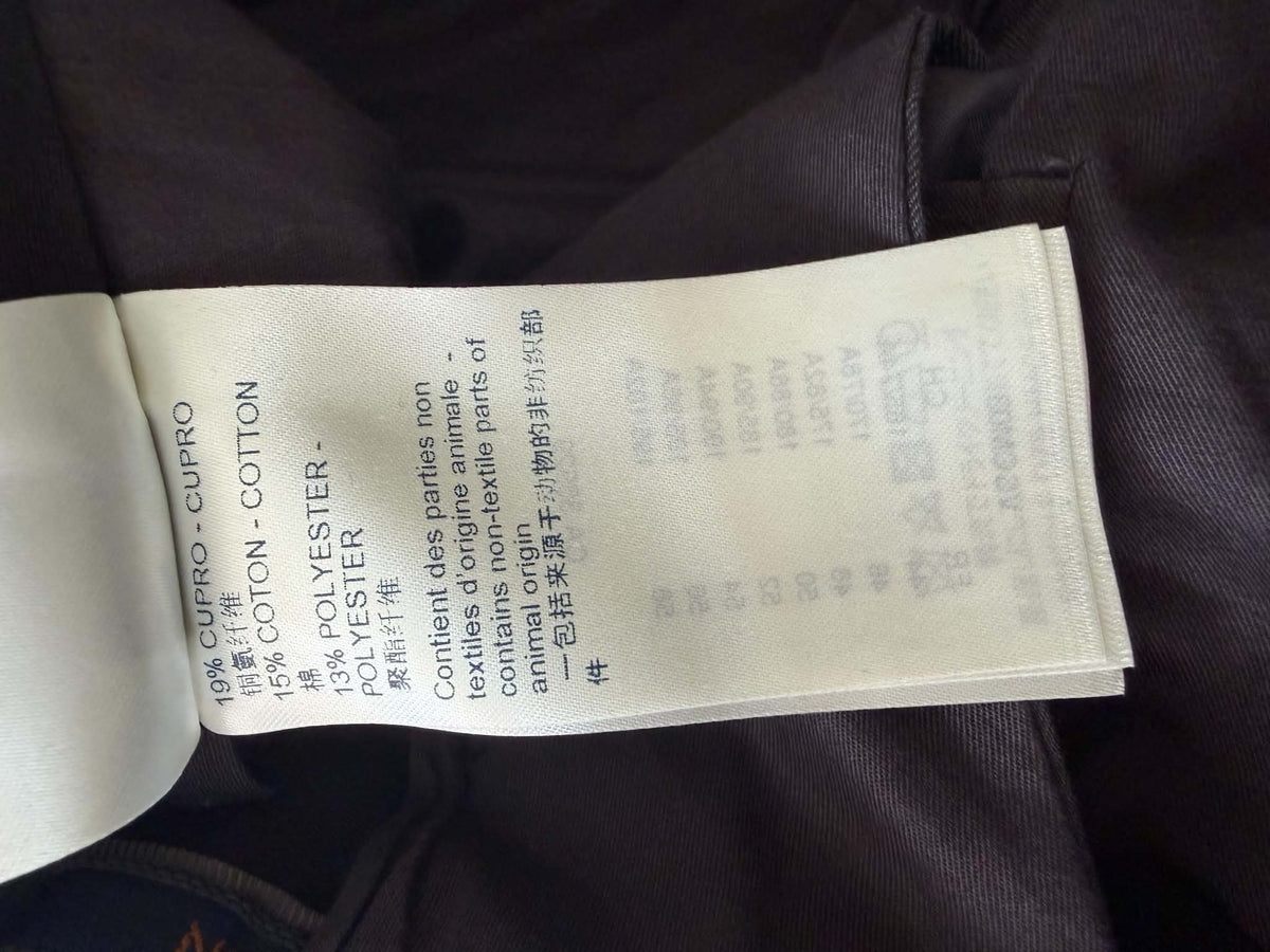 Louis Vuitton Pont Neuf Jacquard Script Gray Suit