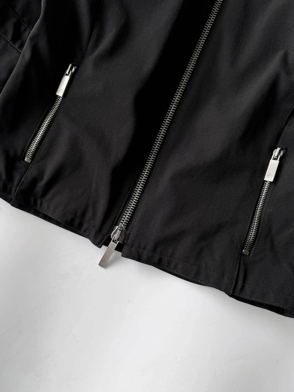 Vintage A/W1998 Gucci Black Nylon Biker Jacket