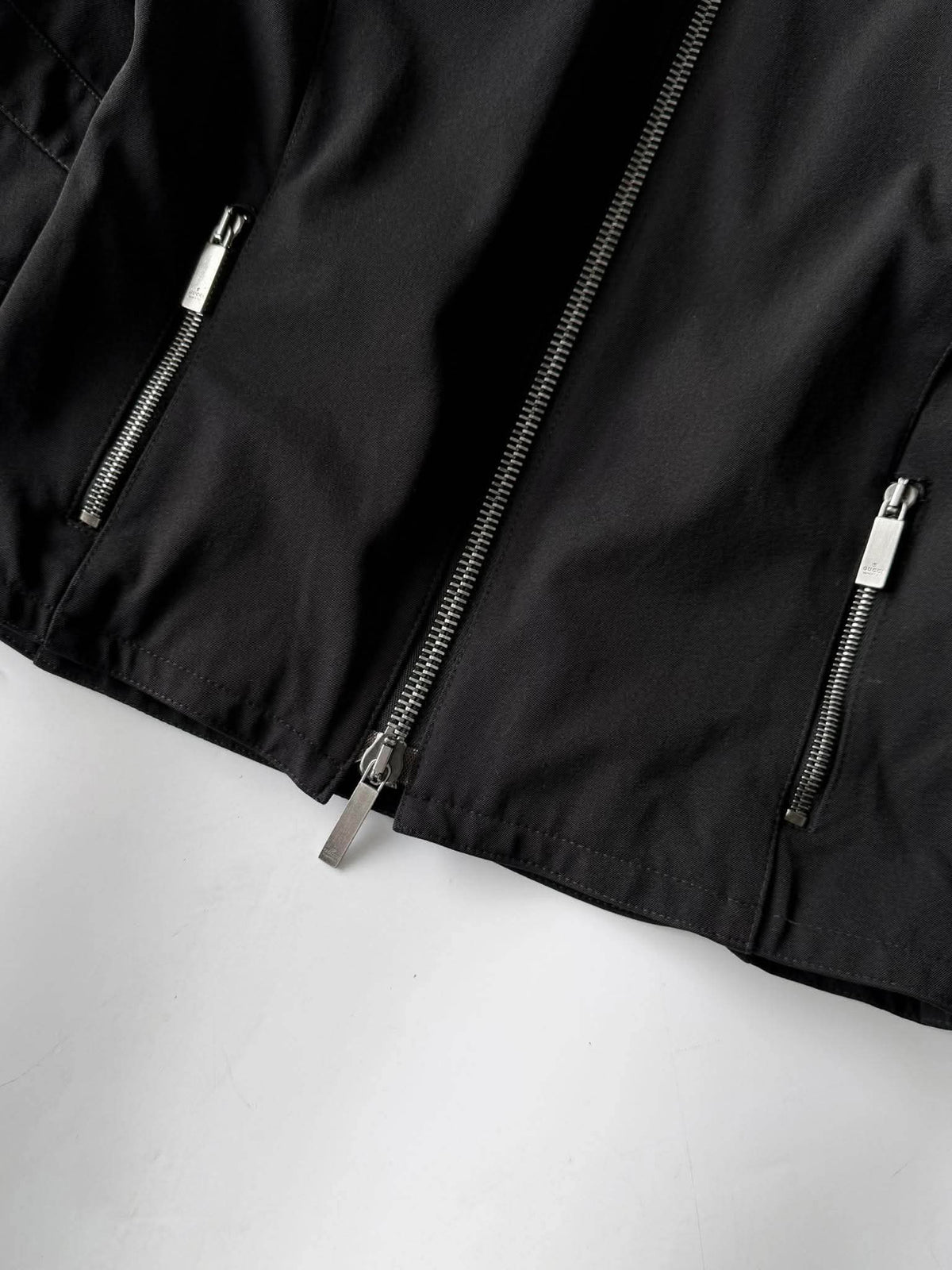 Vintage A/W1998 Gucci Black Nylon Biker Jacket