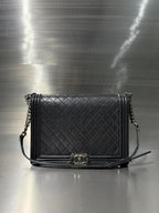 Chanel by Karl Lagerfeld Black Boy Bag