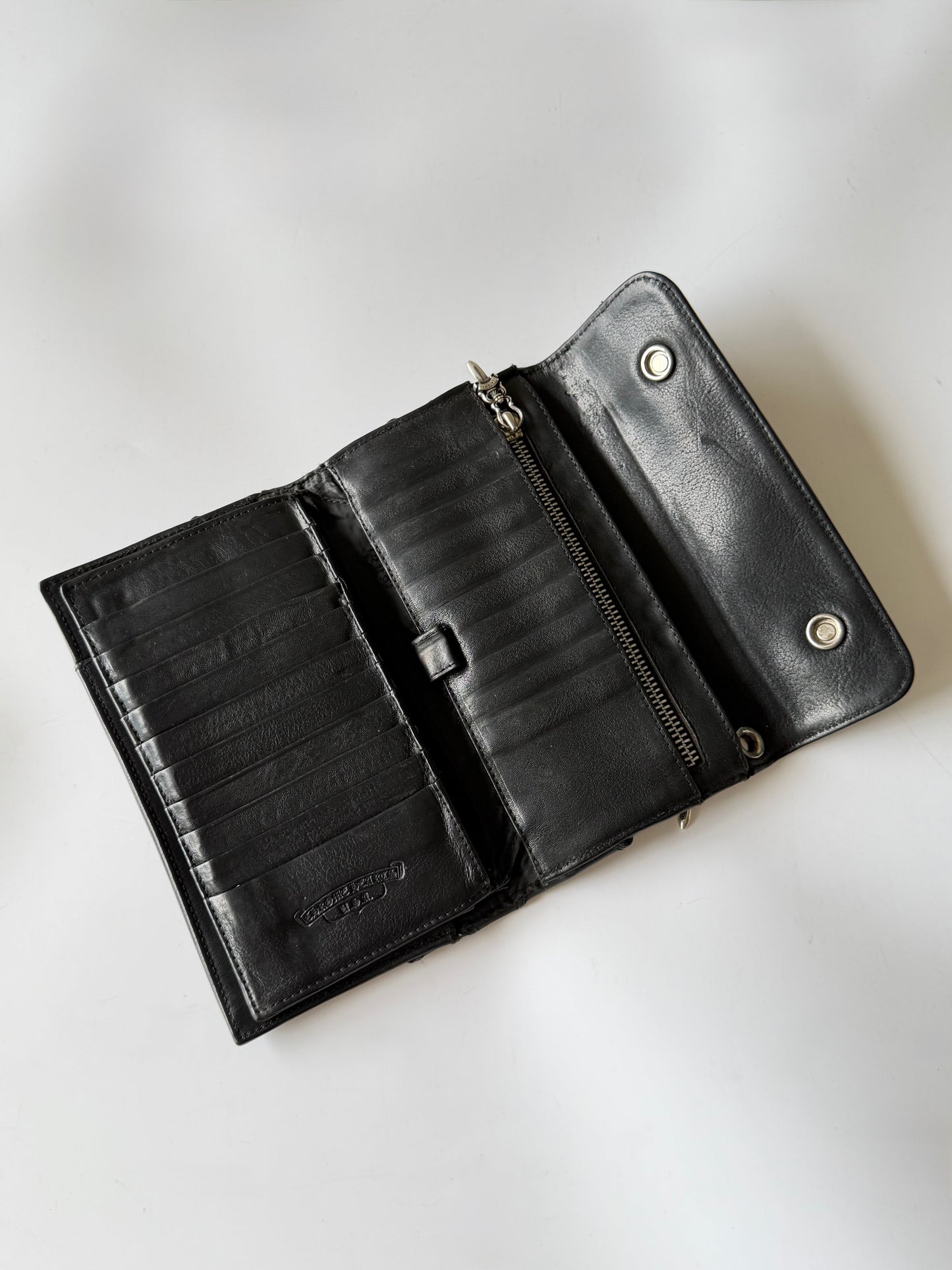 Chrome Hearts Cross Patch Wave Wallet