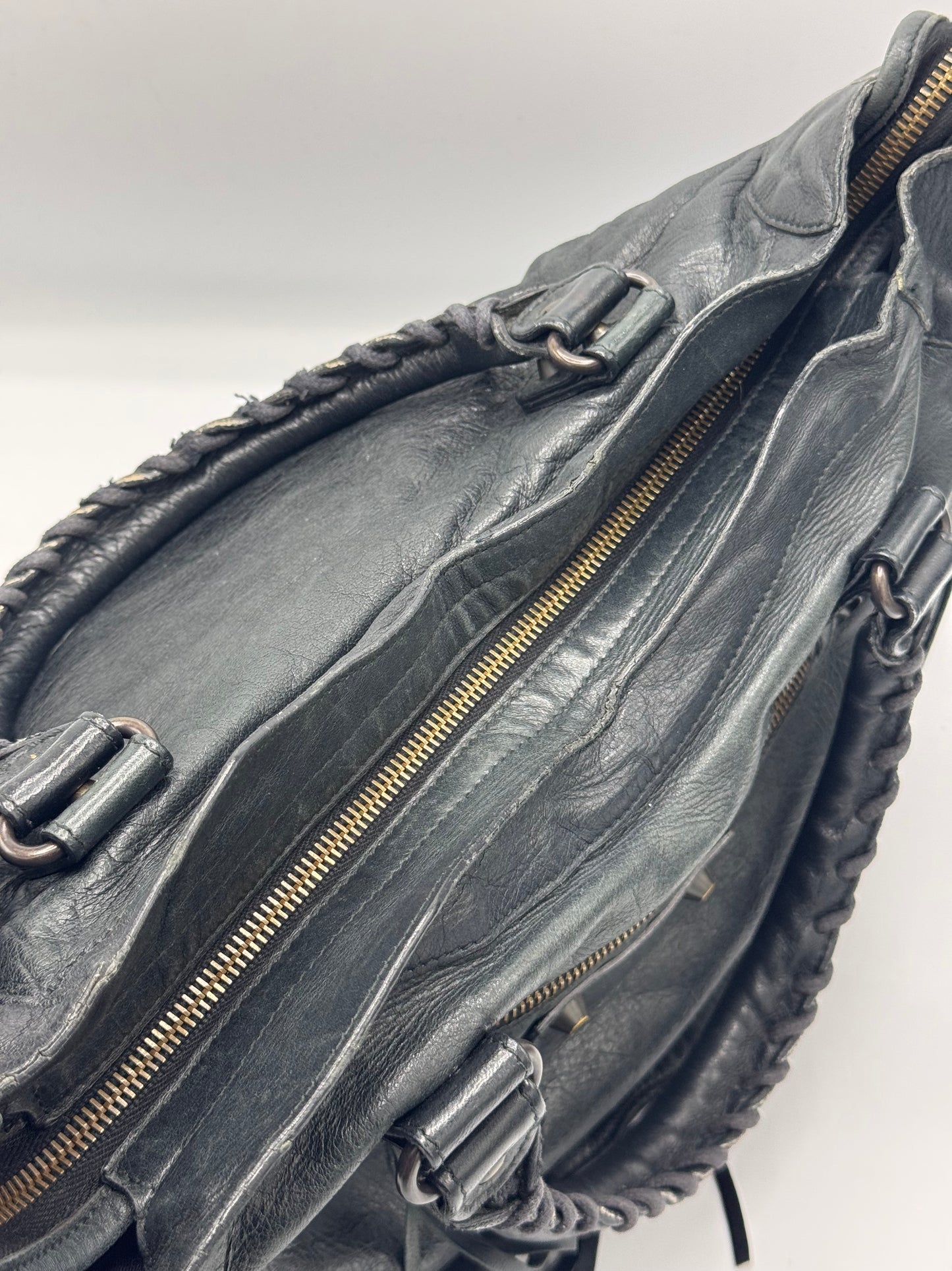 Balenciaga Lambskin Motorcycle City Bag