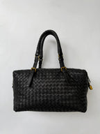 Bottega Veneta Intrecciato Woven Montaigne Satchel Bag