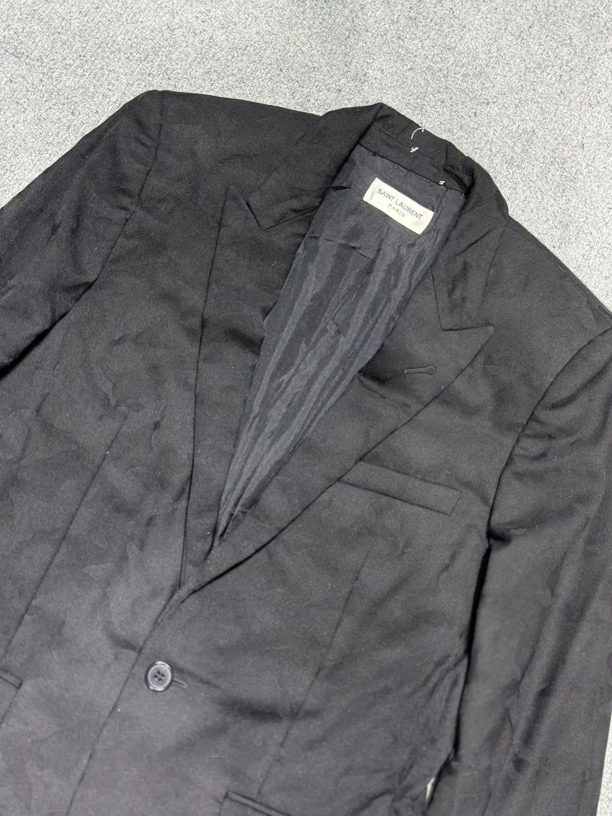 Saint Laurent Hedi Slimane FW15 Silhouette Camou Blazer
