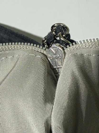 2010 Chanel Denim Quilted Stretch Spirit Messenger