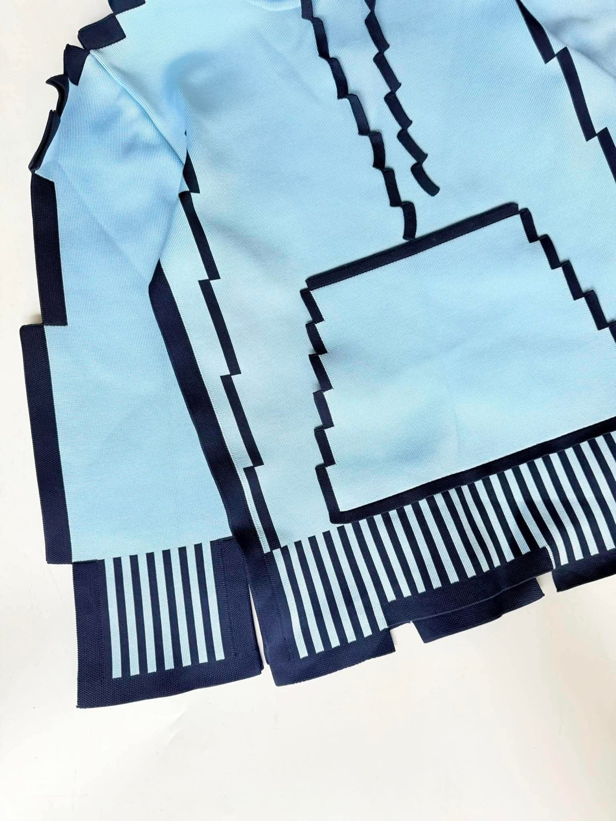 Loewe S/S23 Pixellated Light Blue Hoodie