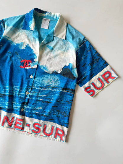 Chanel Surf SS 2002 Button-Up Short Sleeve Shirt