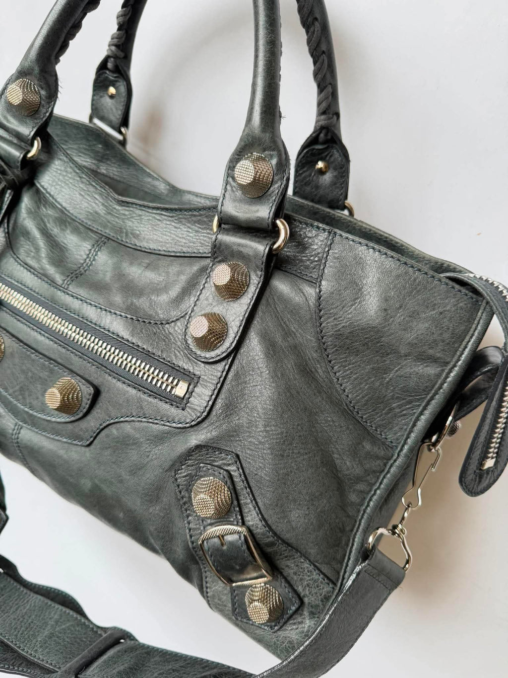 2000’s Balenciaga Dark Gray Giant 21 Silver Part Time