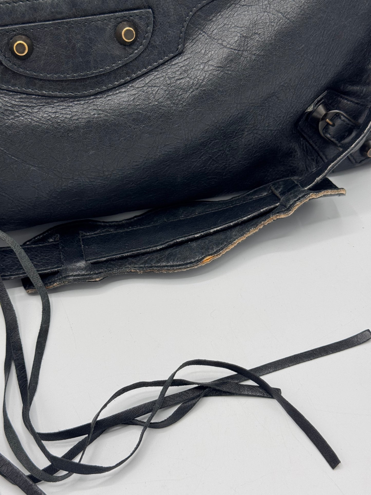 Balenciaga Lambskin Motorcycle City Bag