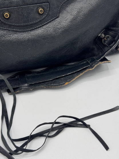 Balenciaga Lambskin Motorcycle City Bag