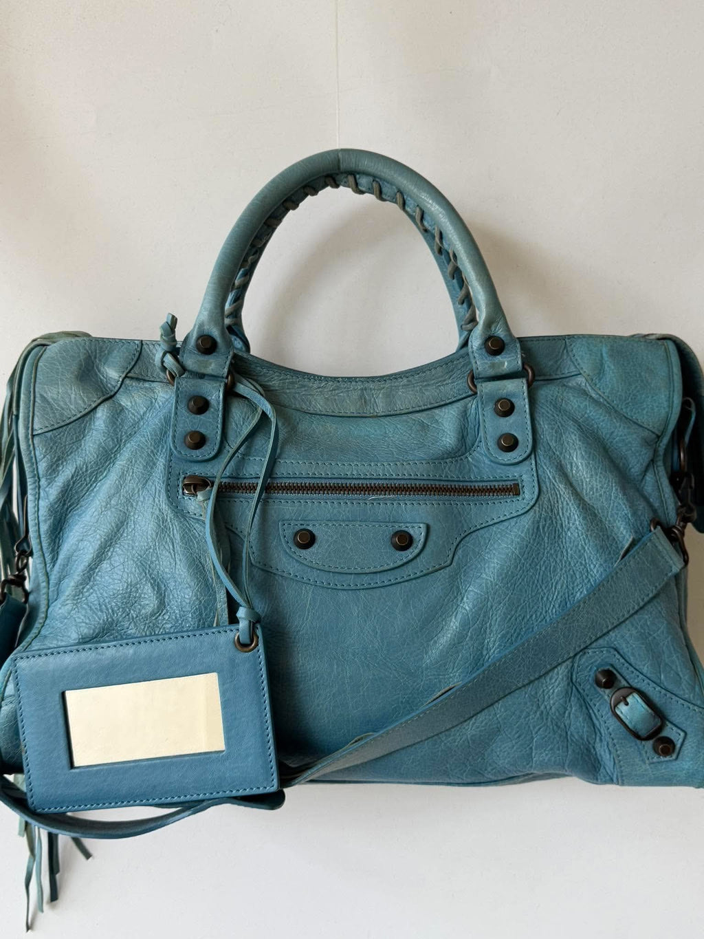 2000’s Balenciaga Sky Blue Classic City Bag
