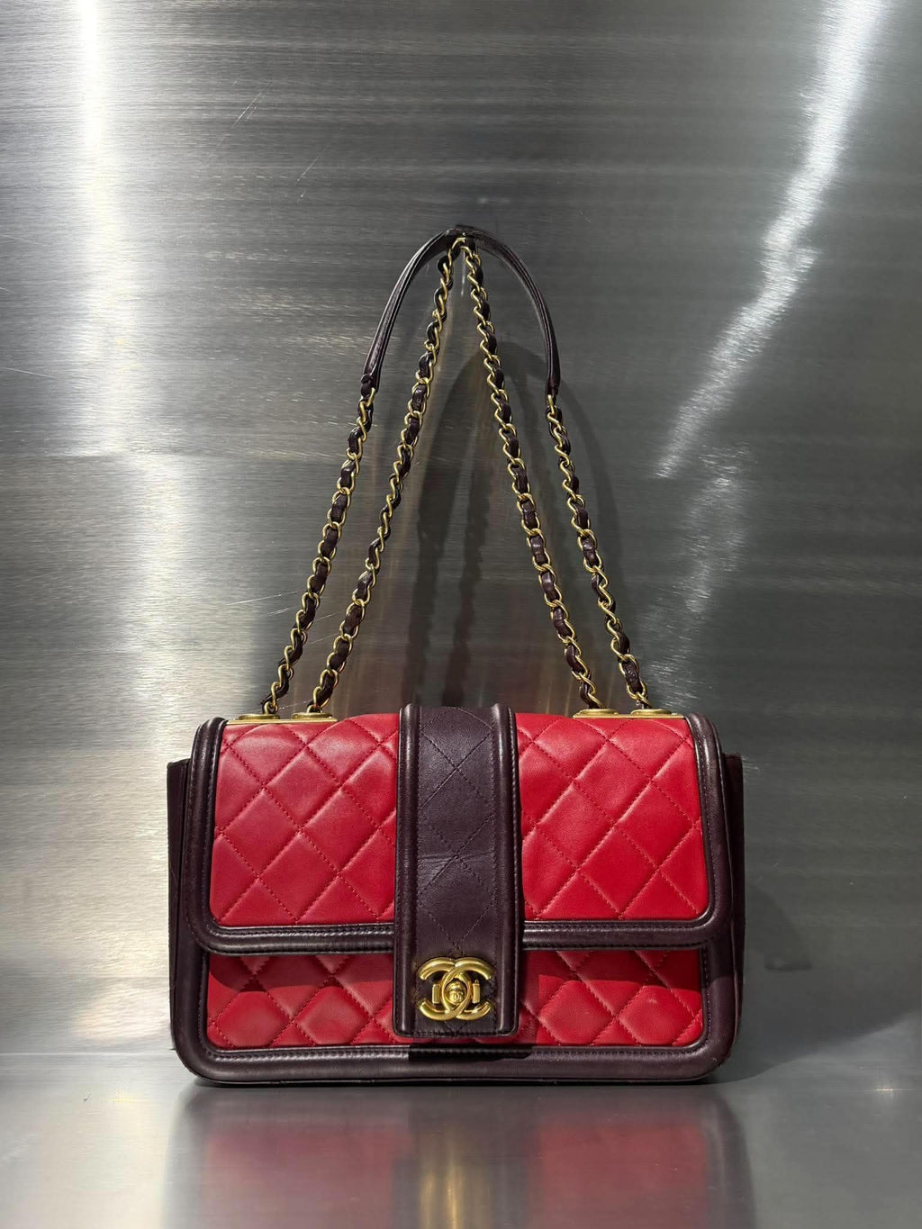 Chanel by Karl Lagerfeld S/S2015 Red Elegant CC Flap Bag