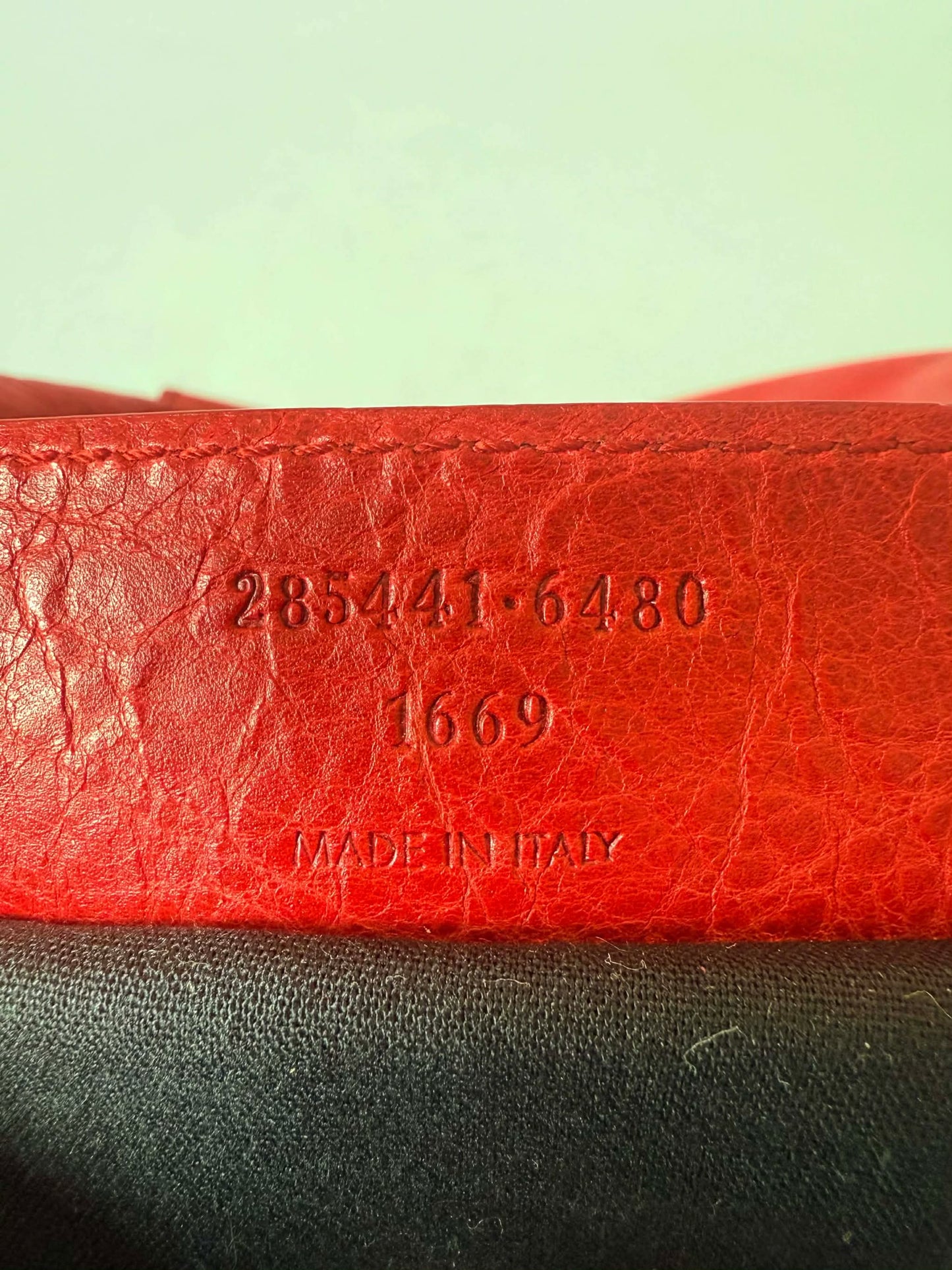 2000’s Balenciaga Ruby Leather Giant 21 Silver Midday Bag