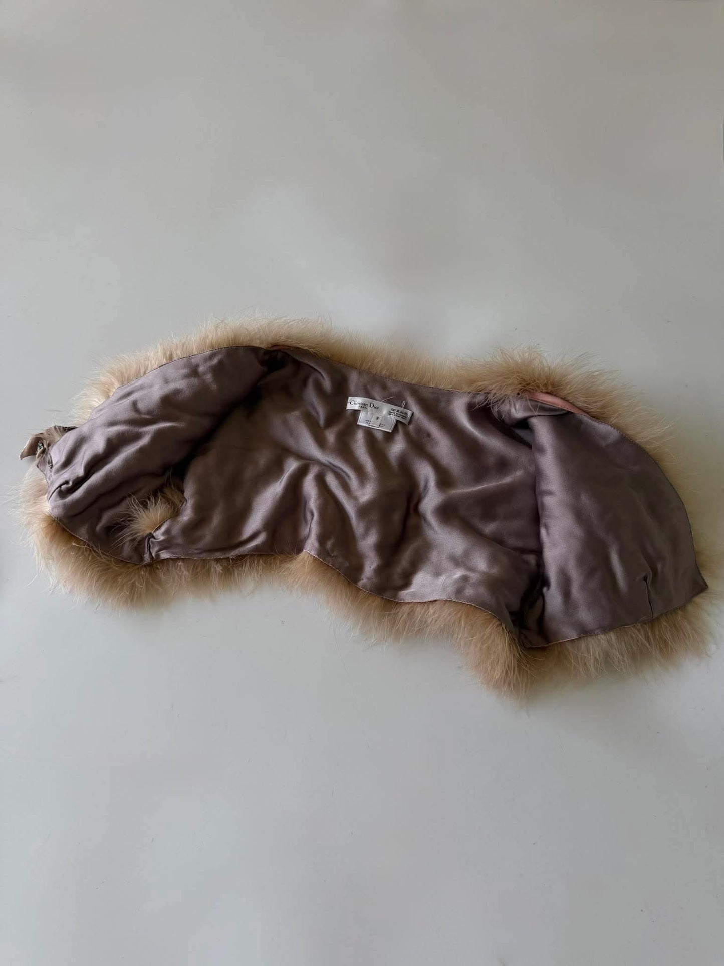 Vintage Christian Dior John Galliano Ostrich Feather Shrug