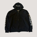 Vintage Chrome Hearts “Fuck You” Thermal Zip-Up Hoodie