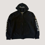 Vintage Chrome Hearts “Fuck You” Thermal Zip-Up Hoodie