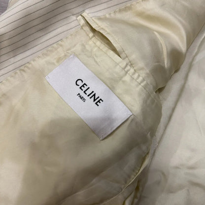 Celine by Hedi Slimane SS20 Pinstripe Double Breasted Blazer