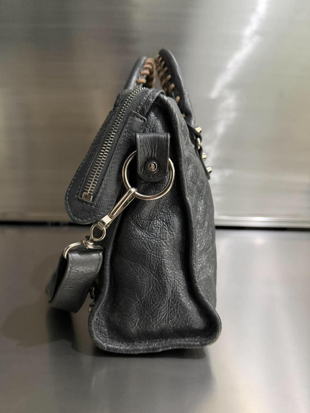Balenciaga Gray Small Le City