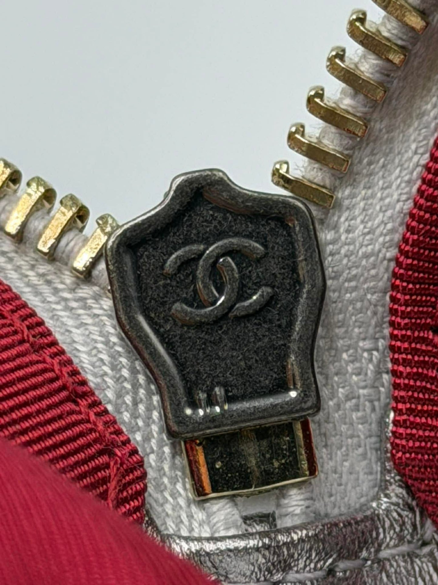 Chanel Gabrielle Metallic Silver Hobo Bag