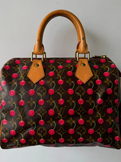 Louis Vuitton x Murakami Monogram Cerises Speedy 25 bag