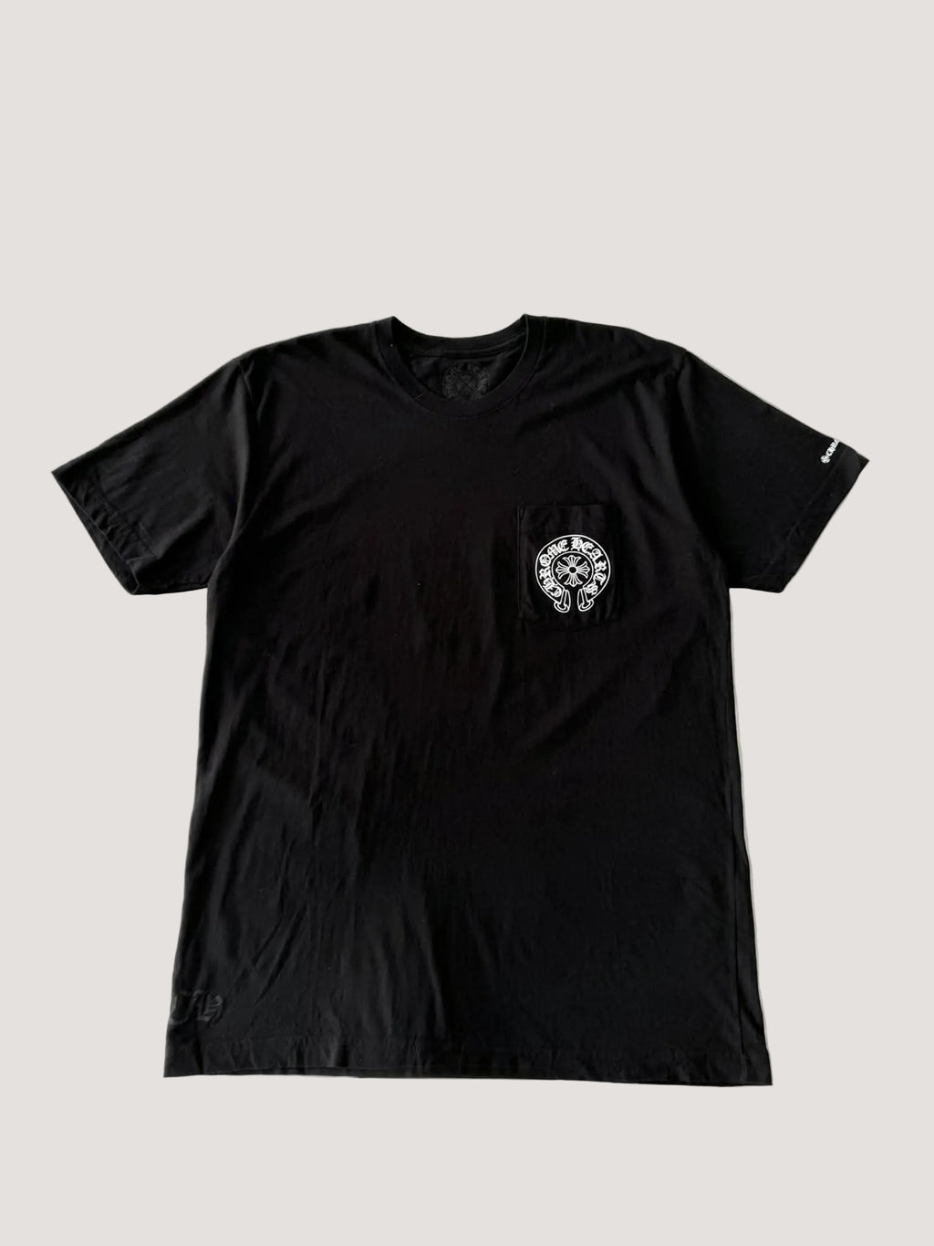 Chrome Hearts Horseshoe Black Pocket Tee
