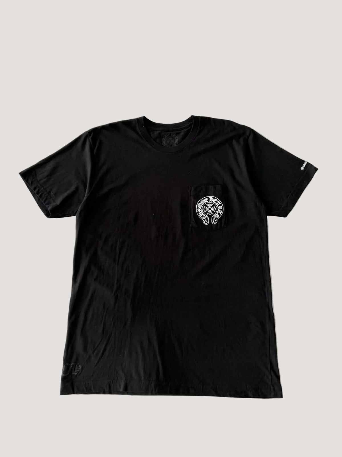Chrome Hearts Horseshoe Black Pocket Tee