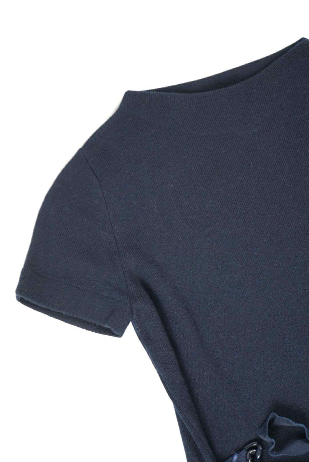 Louis Vuitton Knit Short Sleeve Charm Design Ribbon Cashmere