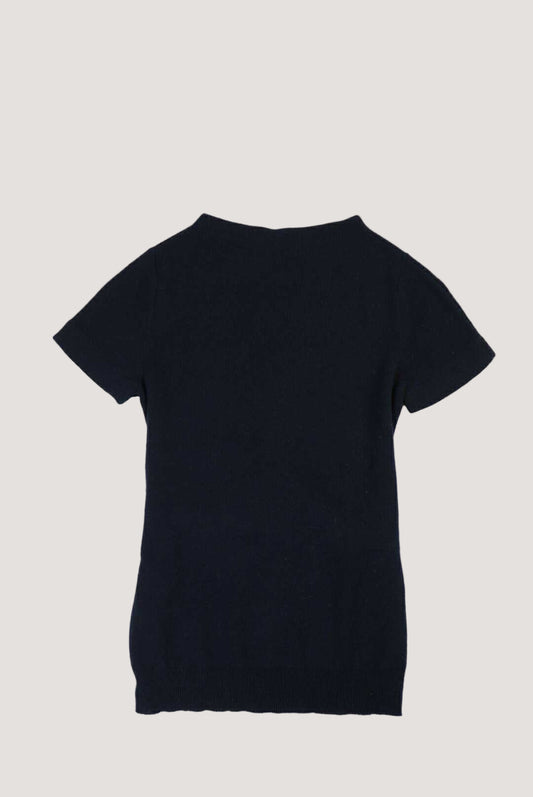 Louis Vuitton Knit Short Sleeve Charm Design Ribbon Cashmere