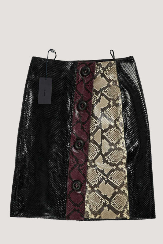 Prada Python Skirt